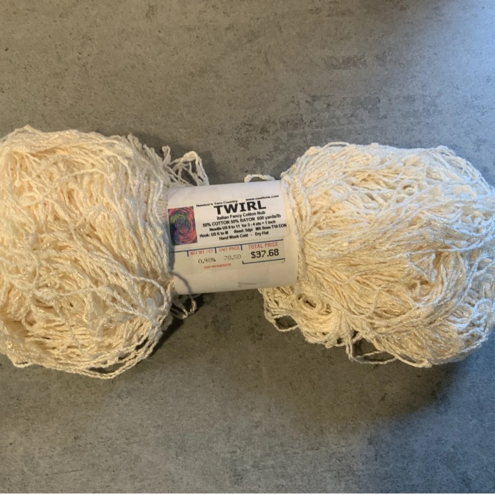Newton’s Twirl Italian Fancy Cotton Nub Yarn